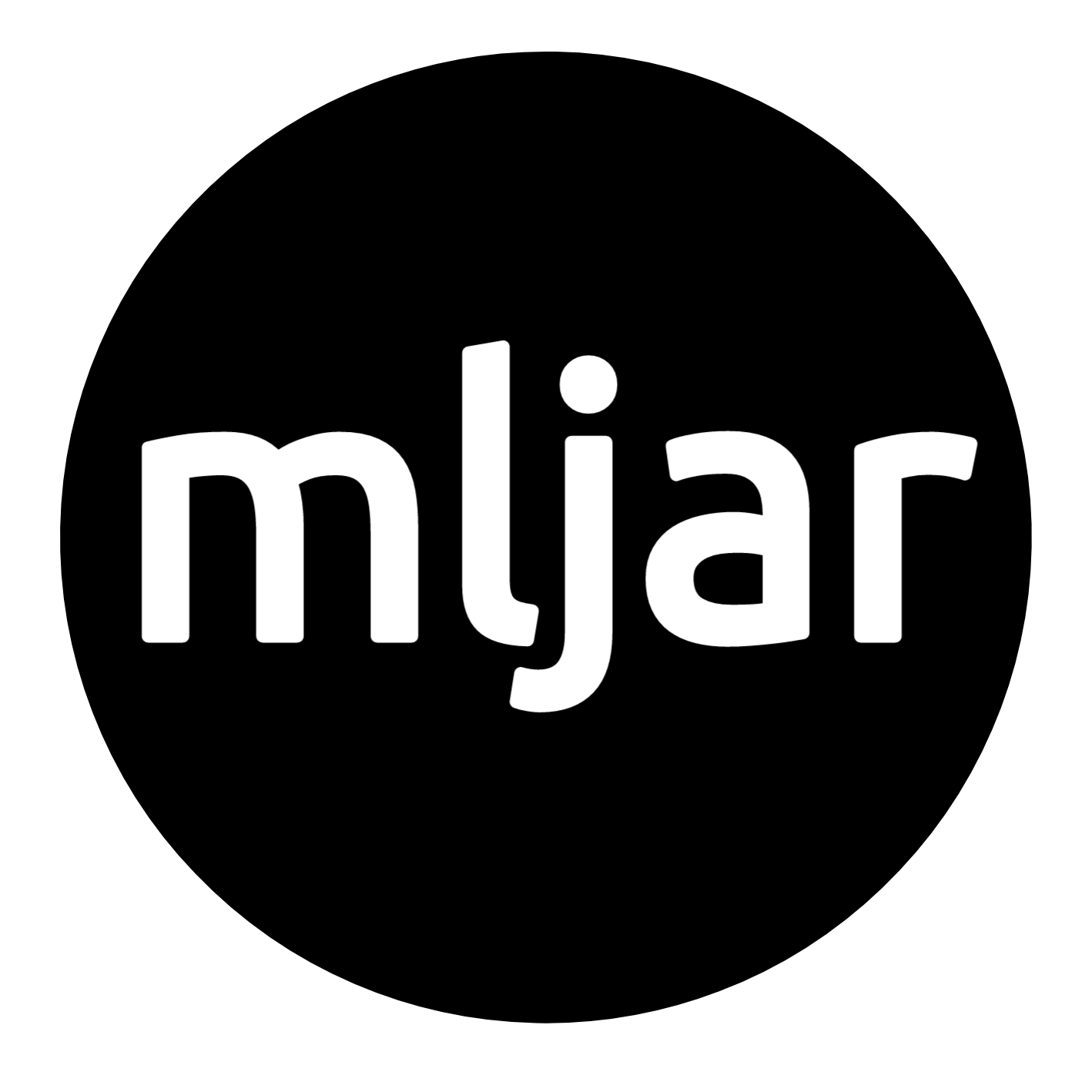 MLJAR Logo black white